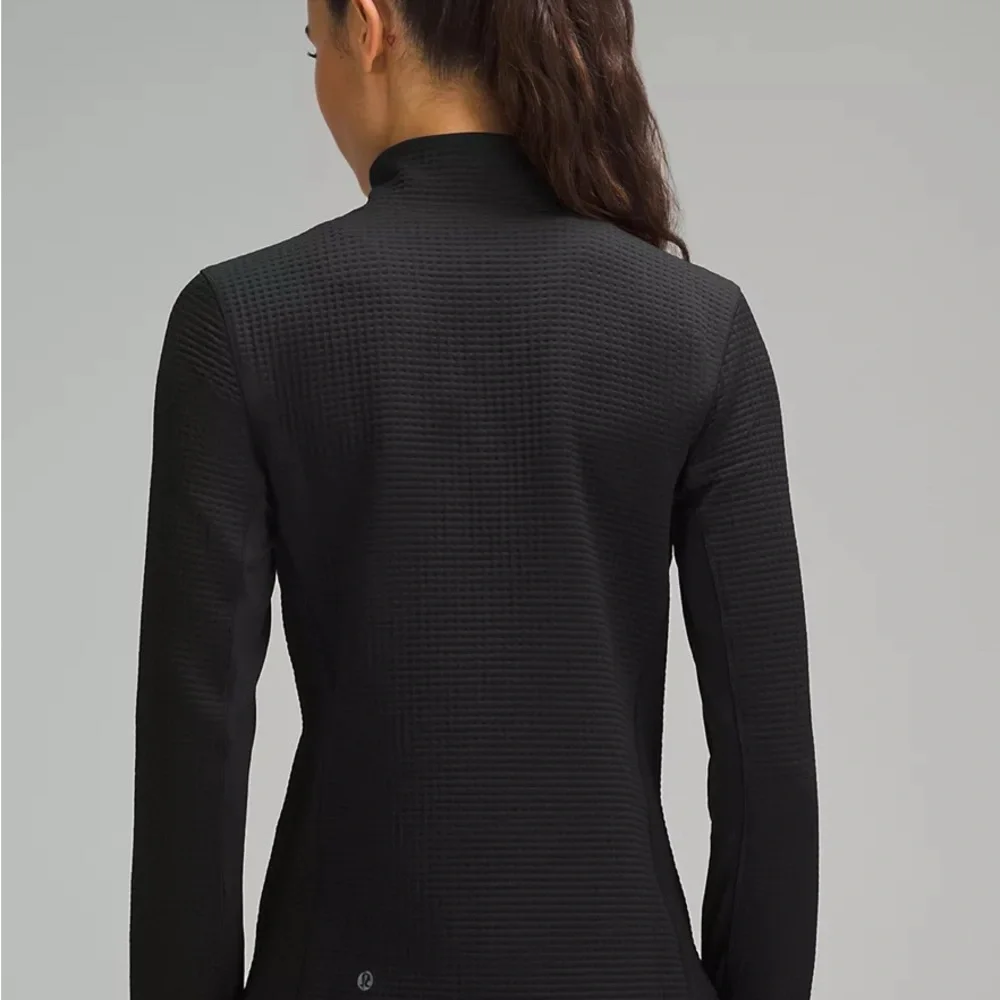 New with Tags- Lululemon Waffle-Knit Half-Zip Long-Sleeve Shirt - Picture 3 of 6
